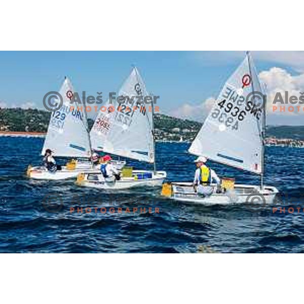 sailing competition at 2025 Optimist World Championship in Portoroz, Slovenia on July 3, 2025