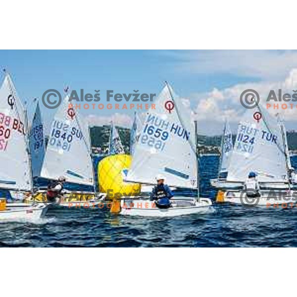 sailing competition at 2025 Optimist World Championship in Portoroz, Slovenia on July 3, 2025