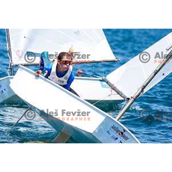 sailing competition at 2025 Optimist World Championship in Portoroz, Slovenia on July 4, 2025