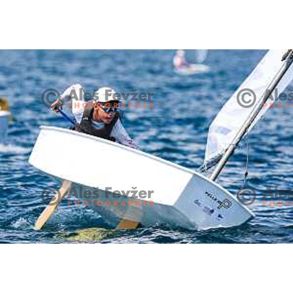 sailing competition at 2025 Optimist World Championship in Portoroz, Slovenia on July 4, 2025