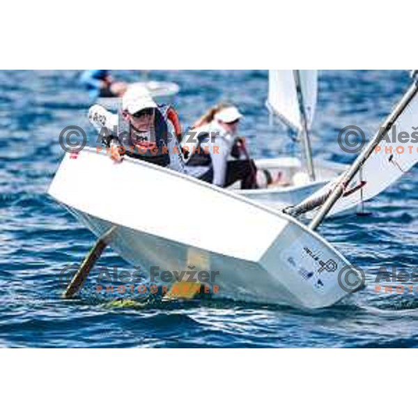 sailing competition at 2025 Optimist World Championship in Portoroz, Slovenia on July 4, 2025