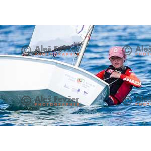 sailing competition at 2025 Optimist World Championship in Portoroz, Slovenia on July 4, 2025