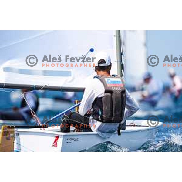 Final day of sailing competition at 2025 Optimist World Championship in Portoroz, Slovenia on July e, 2025