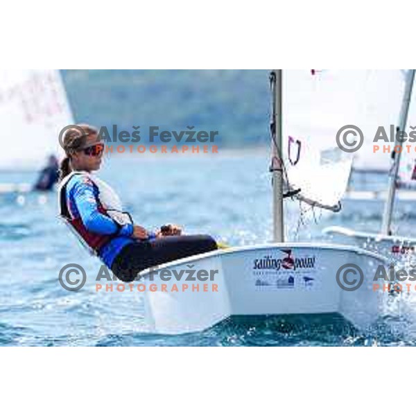 Final day of sailing competition at 2025 Optimist World Championship in Portoroz, Slovenia on July e, 2025