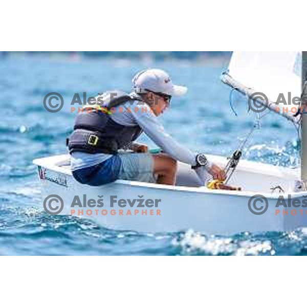 Final day of sailing competition at 2025 Optimist World Championship in Portoroz, Slovenia on July e, 2025