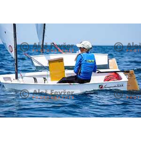 Final day of sailing competition at 2025 Optimist World Championship in Portoroz, Slovenia on July e, 2025