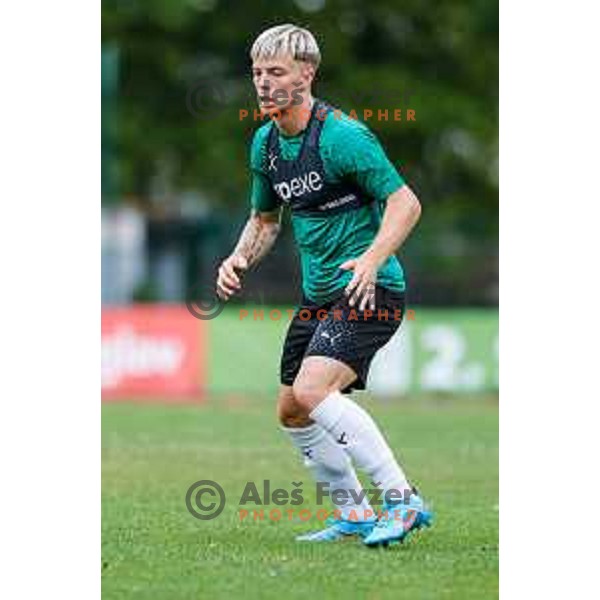 Practice session of NK Olimpija before first match of Qualification for UEFA Champions League in Ljubljana, Slovenia on July 7, 2025