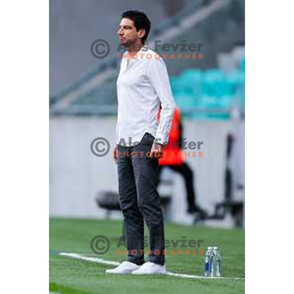Jorge Simao, head coach of Olimpija during UEFA Champions League 2025/2026 first qualifying round match between Olimpija Ljubljana and Kairat Almaty in SRC Stozice, Ljubljana, Slovenia on July 8, 2025