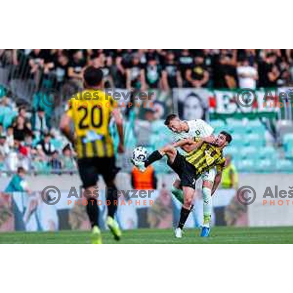  of Olimpija during UEFA Champions League 2025/2026 first qualifying round match between Olimpija Ljubljana and Kairat Almaty in SRC Stozice, Ljubljana, Slovenia on July 8, 2025