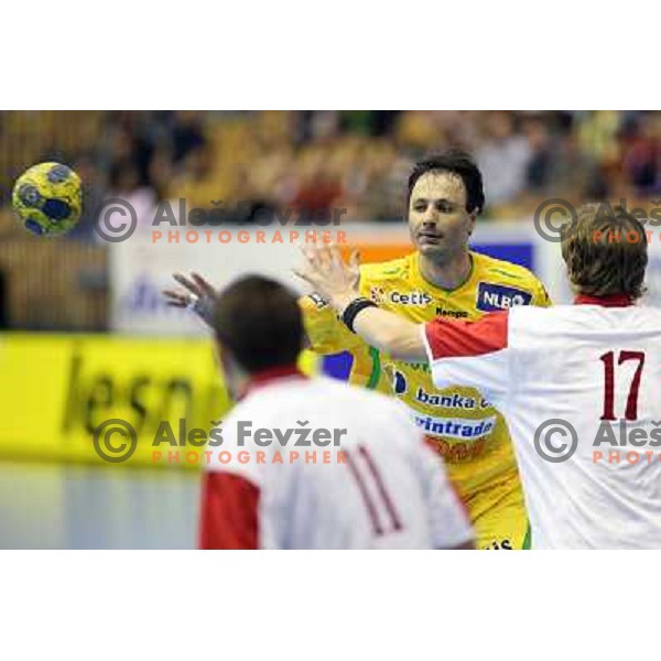 Bedekovic at handball match Celje Pivovarna Lasko (SLO)- Hammarby (SWE) in EHF Championsleague, played in Celje (Slovenia) 11.10.2008 
