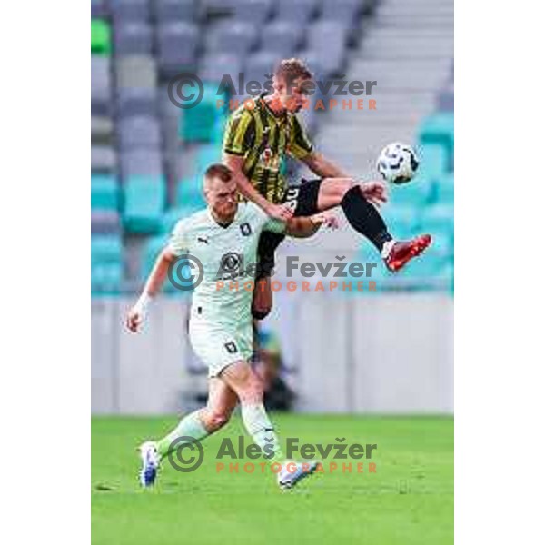 Alex Tamm of Olimpija in action during UEFA Champions League 2025/2026 first qualifying round match between Olimpija Ljubljana and Kairat Almaty in SRC Stozice, Ljubljana, Slovenia on July 8, 2025