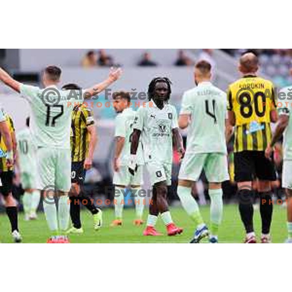  of Olimpija during UEFA Champions League 2025/2026 first qualifying round match between Olimpija Ljubljana and Kairat Almaty in SRC Stozice, Ljubljana, Slovenia on July 8, 2025