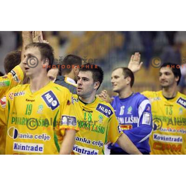 Gorensek at handball match Celje Pivovarna Lasko (SLO)- Hammarby (SWE) in EHF Championsleague, played in Celje (Slovenia) 11.10.2008 