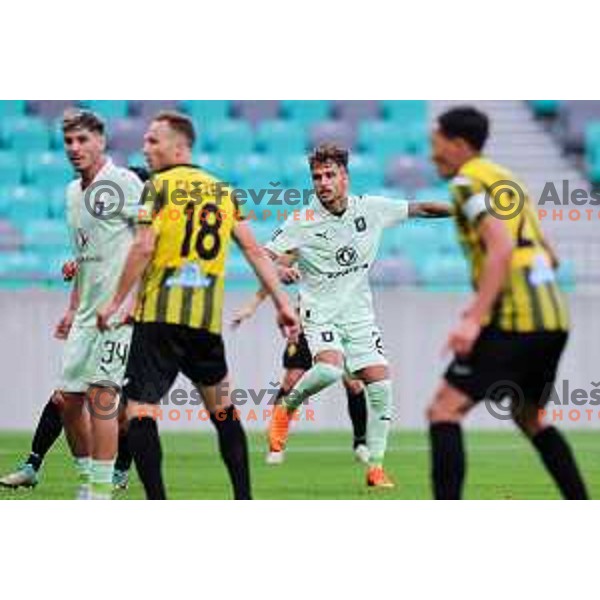 UEFA Champions League 2025/2026 first qualifying round match between Olimpija Ljubljana and Kairat Almaty in SRC Stozice, Ljubljana, Slovenia on July 8, 2025. Photo: Filip Barbalic