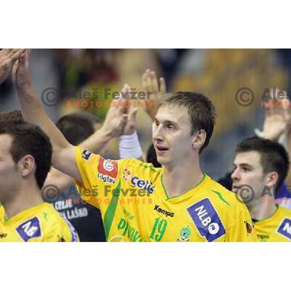 Peskov at handball match Celje Pivovarna Lasko (SLO)- Hammarby (SWE) in EHF Championsleague, played in Celje (Slovenia) 11.10.2008 