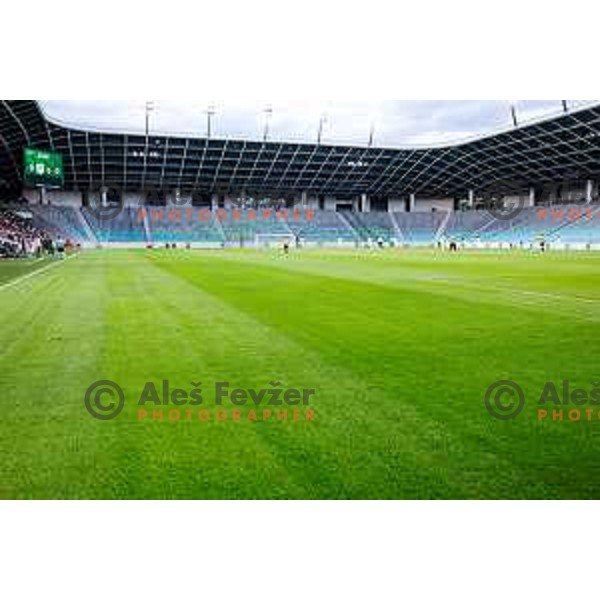 during UEFA Champions League 2025/2026 first qualifying round match between Olimpija Ljubljana and Kairat Almaty in SRC Stozice, Ljubljana, Slovenia on July 8, 2025