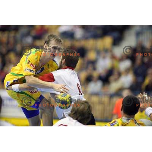 Peskov at handball match Celje Pivovarna Lasko (SLO)- Hammarby (SWE) in EHF Championsleague, played in Celje (Slovenia) 11.10.2008 