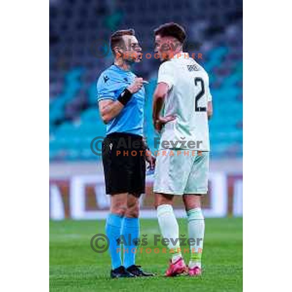 during UEFA Champions League 2025/2026 first qualifying round match between Olimpija Ljubljana and Kairat Almaty in SRC Stozice, Ljubljana, Slovenia on July 8, 2025