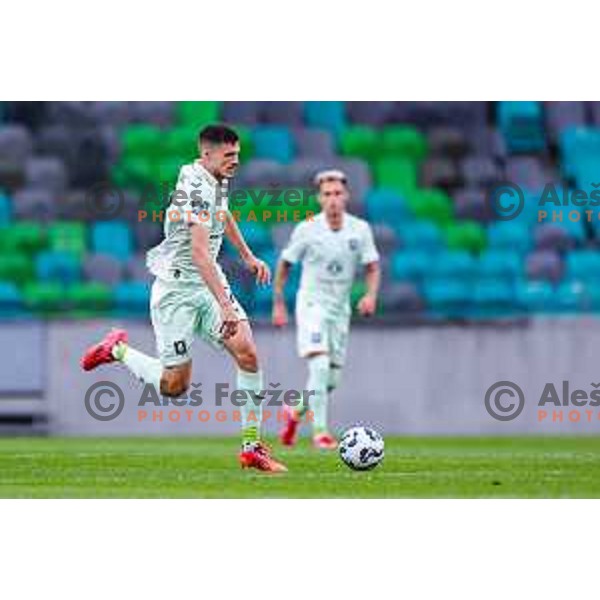 during UEFA Champions League 2025/2026 first qualifying round match between Olimpija Ljubljana and Kairat Almaty in SRC Stozice, Ljubljana, Slovenia on July 8, 2025