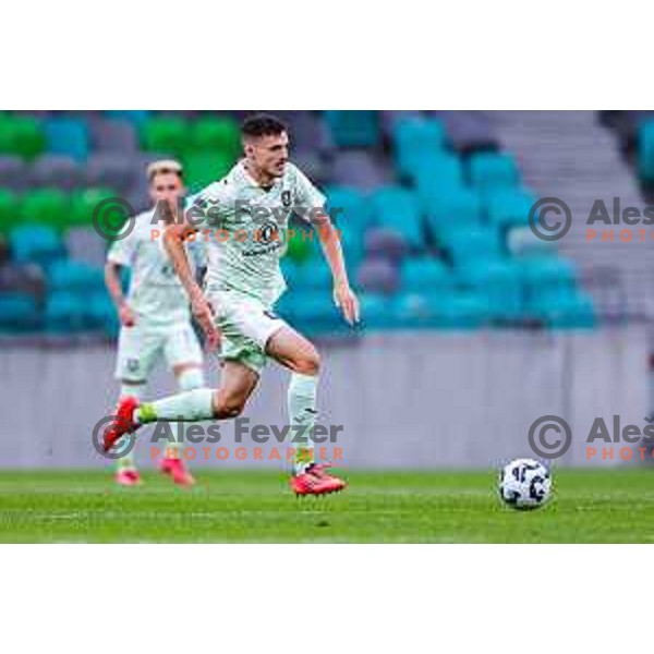 during UEFA Champions League 2025/2026 first qualifying round match between Olimpija Ljubljana and Kairat Almaty in SRC Stozice, Ljubljana, Slovenia on July 8, 2025