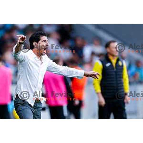 Jorge Simao, head coach of Olimpija during UEFA Champions League 2025/2026 first qualifying round match between Olimpija Ljubljana and Kairat Almaty in SRC Stozice, Ljubljana, Slovenia on July 8, 2025