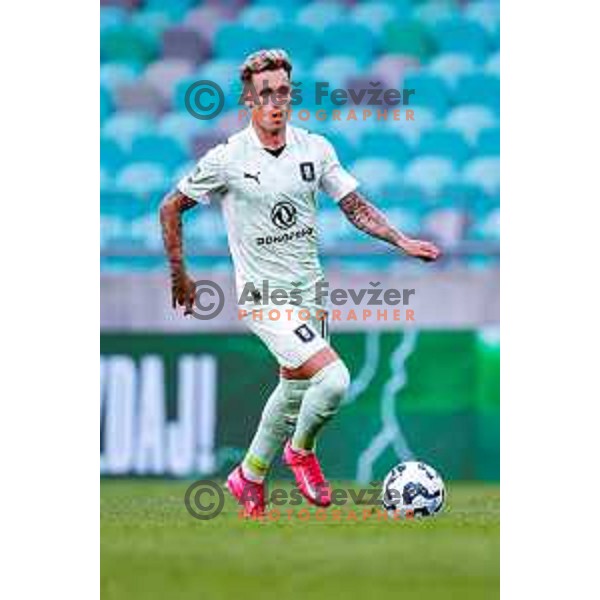 during UEFA Champions League 2025/2026 first qualifying round match between Olimpija Ljubljana and Kairat Almaty in SRC Stozice, Ljubljana, Slovenia on July 8, 2025