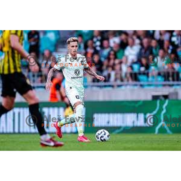 during UEFA Champions League 2025/2026 first qualifying round match between Olimpija Ljubljana and Kairat Almaty in SRC Stozice, Ljubljana, Slovenia on July 8, 2025