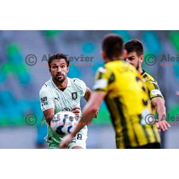 during UEFA Champions League 2025/2026 first qualifying round match between Olimpija Ljubljana and Kairat Almaty in SRC Stozice, Ljubljana, Slovenia on July 8, 2025