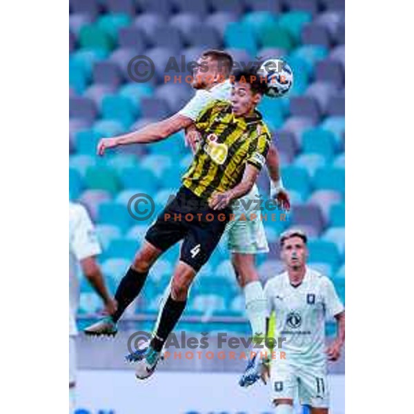 during UEFA Champions League 2025/2026 first qualifying round match between Olimpija Ljubljana and Kairat Almaty in SRC Stozice, Ljubljana, Slovenia on July 8, 2025