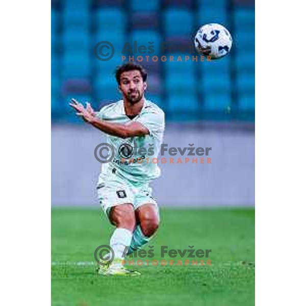 during UEFA Champions League 2025/2026 first qualifying round match between Olimpija Ljubljana and Kairat Almaty in SRC Stozice, Ljubljana, Slovenia on July 8, 2025