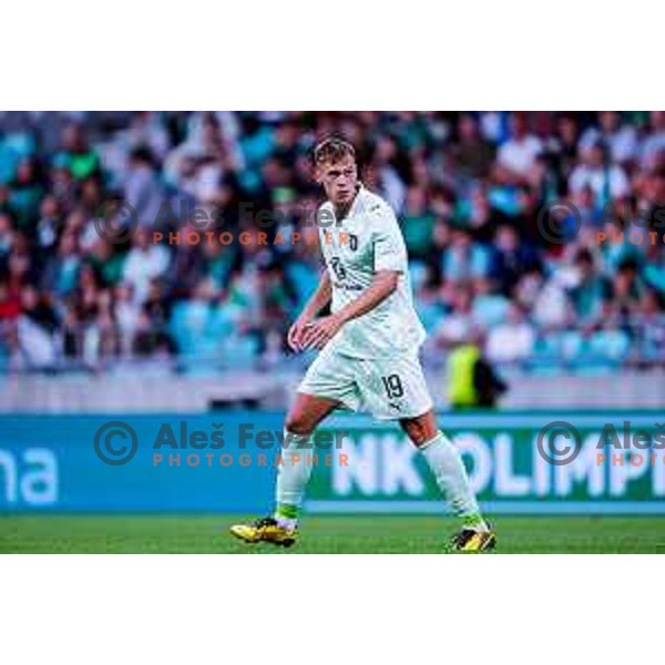 during UEFA Champions League 2025/2026 first qualifying round match between Olimpija Ljubljana and Kairat Almaty in SRC Stozice, Ljubljana, Slovenia on July 8, 2025