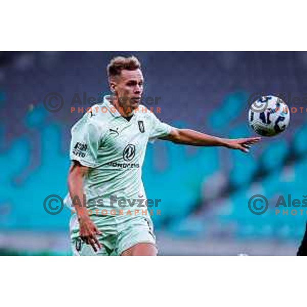 during UEFA Champions League 2025/2026 first qualifying round match between Olimpija Ljubljana and Kairat Almaty in SRC Stozice, Ljubljana, Slovenia on July 8, 2025