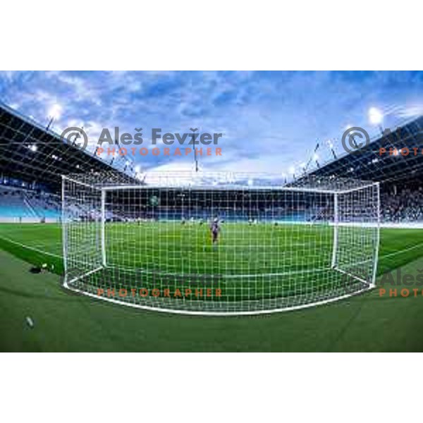 during UEFA Champions League 2025/2026 first qualifying round match between Olimpija Ljubljana and Kairat Almaty in SRC Stozice, Ljubljana, Slovenia on July 8, 2025
