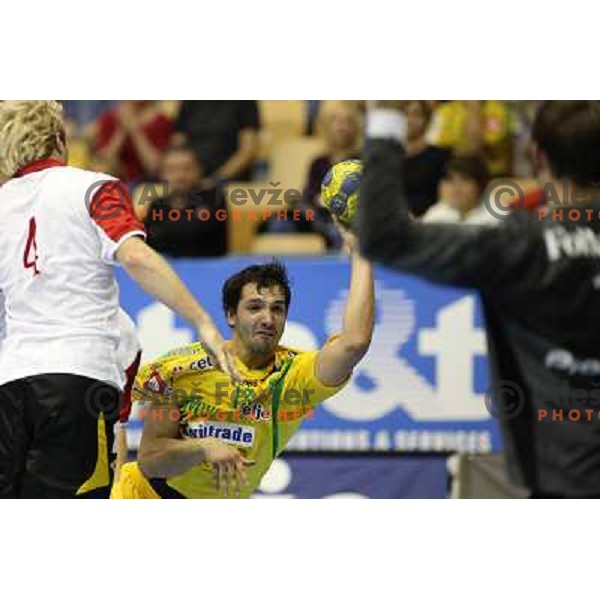 Spiler at handball match Celje Pivovarna Lasko (SLO)- Hammarby (SWE) in EHF Championsleague, played in Celje (Slovenia) 11.10.2008 