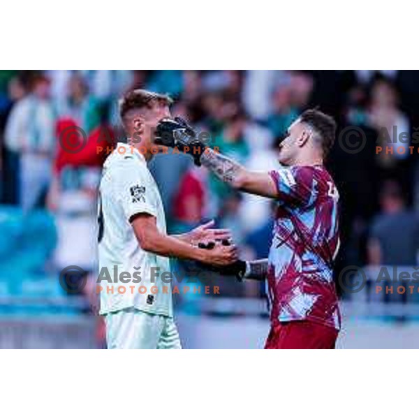 during UEFA Champions League 2025/2026 first qualifying round match between Olimpija Ljubljana and Kairat Almaty in SRC Stozice, Ljubljana, Slovenia on July 8, 2025