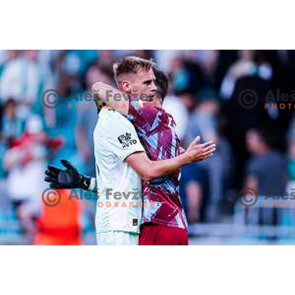 during UEFA Champions League 2025/2026 first qualifying round match between Olimpija Ljubljana and Kairat Almaty in SRC Stozice, Ljubljana, Slovenia on July 8, 2025