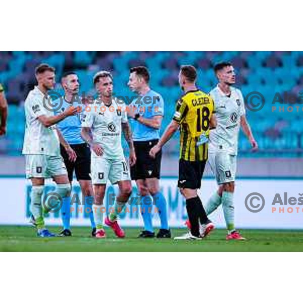 during UEFA Champions League 2025/2026 first qualifying round match between Olimpija Ljubljana and Kairat Almaty in SRC Stozice, Ljubljana, Slovenia on July 8, 2025