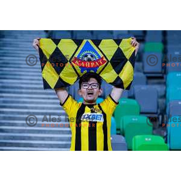 during UEFA Champions League 2025/2026 first qualifying round match between Olimpija Ljubljana and Kairat Almaty in SRC Stozice, Ljubljana, Slovenia on July 8, 2025