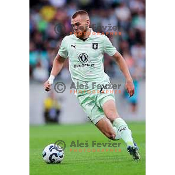 UEFA Champions League 2025/2026 first qualifying round match between Olimpija Ljubljana and Kairat Almaty in SRC Stozice, Ljubljana, Slovenia on July 8, 2025. Photo: Filip Barbalic