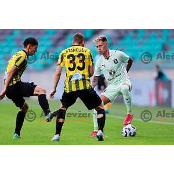 UEFA Champions League 2025/2026 first qualifying round match between Olimpija Ljubljana and Kairat Almaty in SRC Stozice, Ljubljana, Slovenia on July 8, 2025. Photo: Filip Barbalic