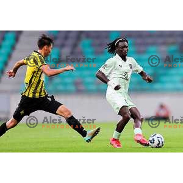 UEFA Champions League 2025/2026 first qualifying round match between Olimpija Ljubljana and Kairat Almaty in SRC Stozice, Ljubljana, Slovenia on July 8, 2025. Photo: Filip Barbalic