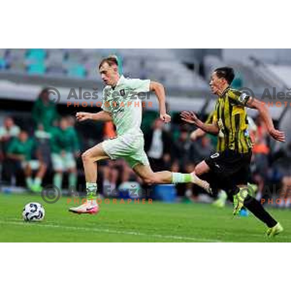 UEFA Champions League 2025/2026 first qualifying round match between Olimpija Ljubljana and Kairat Almaty in SRC Stozice, Ljubljana, Slovenia on July 8, 2025. Photo: Filip Barbalic