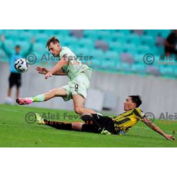 UEFA Champions League 2025/2026 first qualifying round match between Olimpija Ljubljana and Kairat Almaty in SRC Stozice, Ljubljana, Slovenia on July 8, 2025. Photo: Filip Barbalic