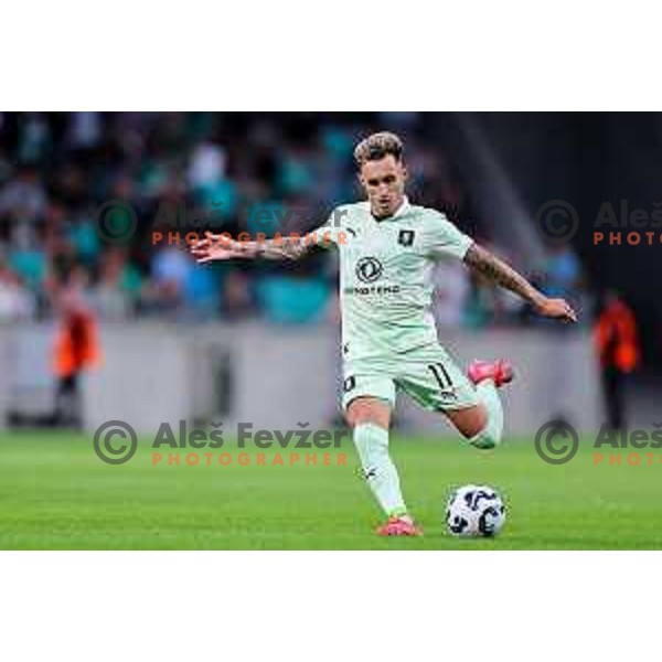 UEFA Champions League 2025/2026 first qualifying round match between Olimpija Ljubljana and Kairat Almaty in SRC Stozice, Ljubljana, Slovenia on July 8, 2025. Photo: Filip Barbalic