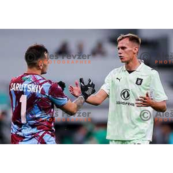 UEFA Champions League 2025/2026 first qualifying round match between Olimpija Ljubljana and Kairat Almaty in SRC Stozice, Ljubljana, Slovenia on July 8, 2025. Photo: Filip Barbalic
