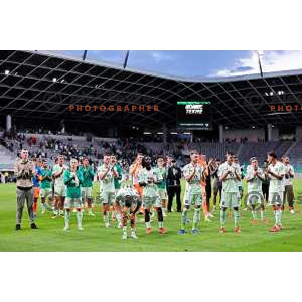 UEFA Champions League 2025/2026 first qualifying round match between Olimpija Ljubljana and Kairat Almaty in SRC Stozice, Ljubljana, Slovenia on July 8, 2025. Photo: Filip Barbalic