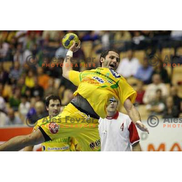 Toskic at handball match Celje Pivovarna Lasko (SLO)- Hammarby (SWE) in EHF Championsleague, played in Celje (Slovenia) 11.10.2008 