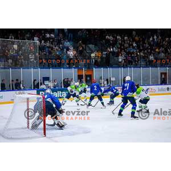 Charity match at reopening of Bled Ice rink between Slovenia Youth and Slovenia Old in Bled, Slovenia on July 9, 2025