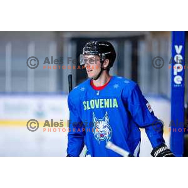 Charity match at reopening of Bled Ice rink between Slovenia Youth and Slovenia Old in Bled, Slovenia on July 9, 2025