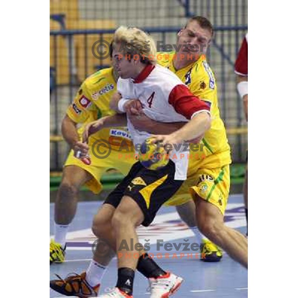 Kozlina at handball match Celje Pivovarna Lasko (SLO)- Hammarby (SWE) in EHF Championsleague, played in Celje (Slovenia) 11.10.2008 